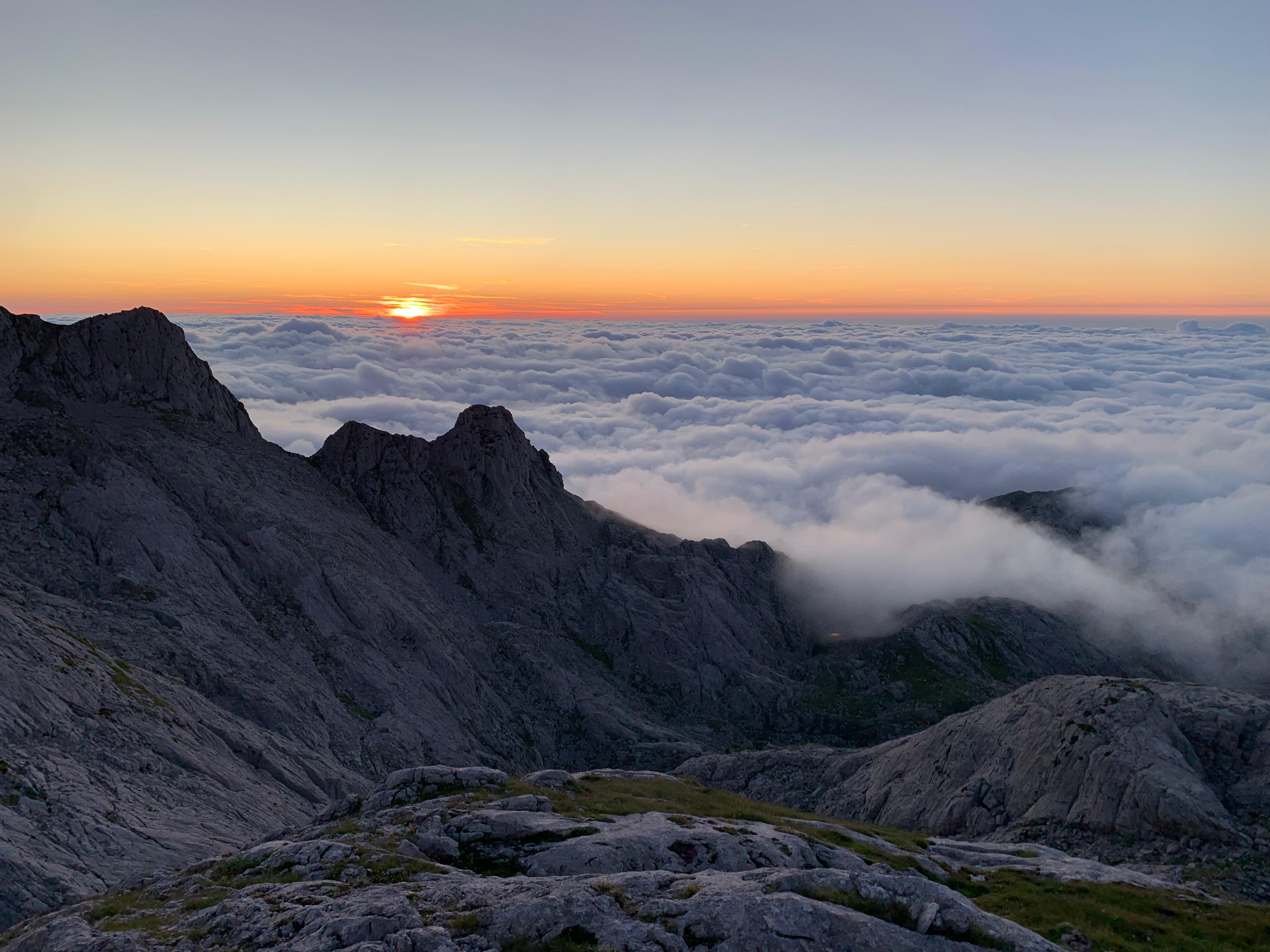 Vivac Picos de Europa con Guía